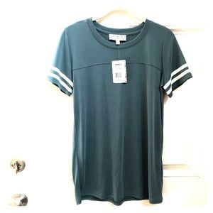 NWT Pink Republic varsity tee